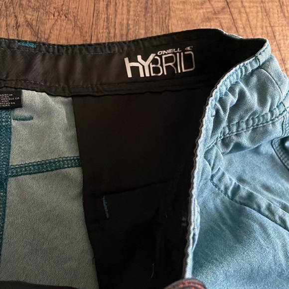 O’Neill Men’s Hybrid shorts Size 36 in Blue with front and back zipper pockets - Picture 4 of 12